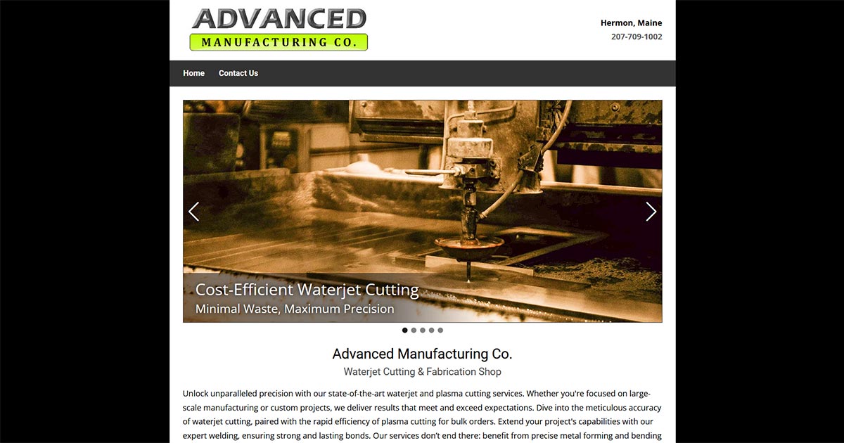 Advanced Manufacturing Co, Waterjet Cutting, Plasma Cutting ...